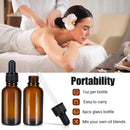 10ml (5 Pack) Amber Glass Dropper Bottle Liquid Essential Oils Bottle Bottles Leakproof Glass Tincture Bottles - NuSea