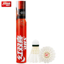 12PCs of DHS Badminton Goose Feather Shuttlecock Model 401 / 402 - NuSea