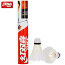 12PCs of DHS Badminton Goose Feather Shuttlecock Model 401 / 402 - NuSea