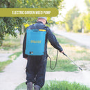 16L Rechargeable Backpack Pressure Sprayer - Portable Electric Garden Weed Pump - NuSea