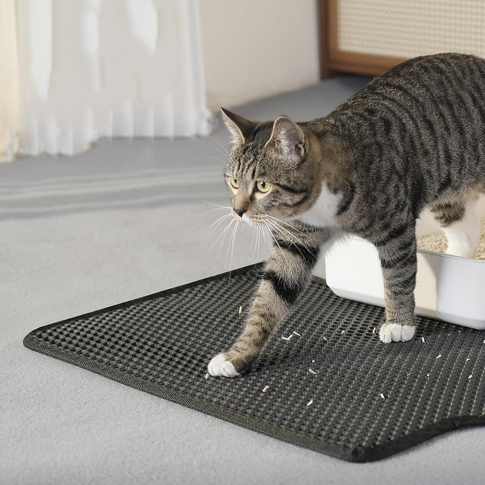 Waterproof Double Layer Cat Litter Mat Non-Slip Scratch Pad