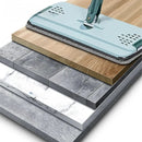 Wet or Dry Usage Hands-Free Mopping System with Bucket and Microfiber Pads