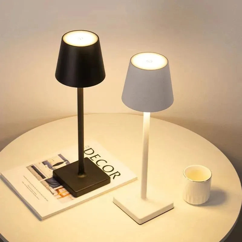 USB Rechargeable Ambiance Wireless Touch Lamps Waterproof LED Lights