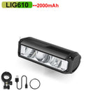 Waterproof Flashlight USB Charging Road Cycling Lamp