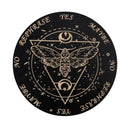 Wooden Moon and Star Pendulum Board for Metaphysical Healing and Divination