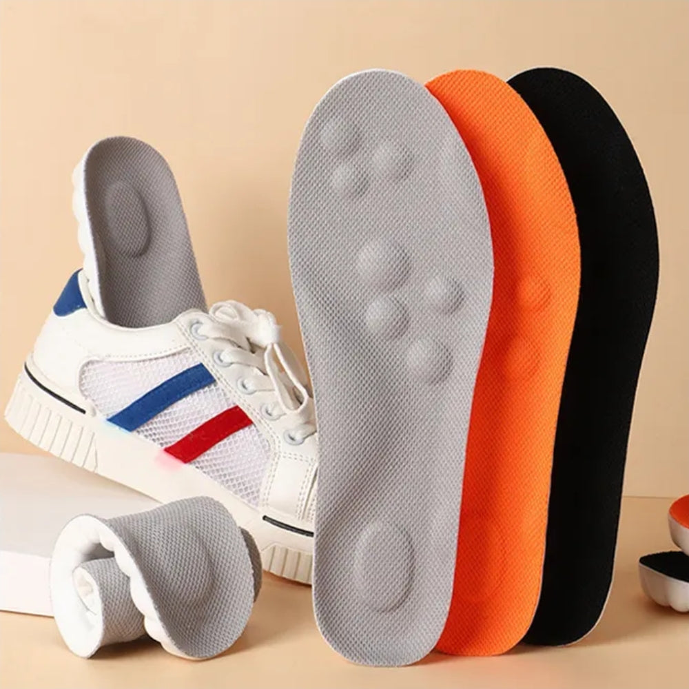 High Elasticity Latex Sport Insoles Soft Shoe Pads Orthotic Insoles