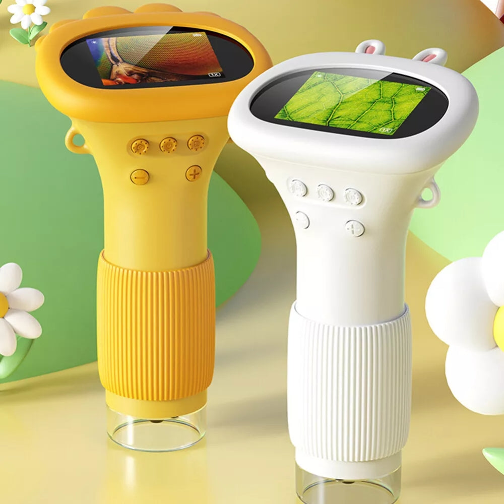 Kids Microscope 1000x Magnifier 200 Megapixels With LED Photo Video