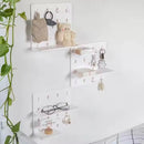 1PC Wall Perforation Free Plastic Shelving Wall Peg Boards for Walls