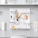 1PC Wall Perforation Free Plastic Shelving Wall Peg Boards for Walls