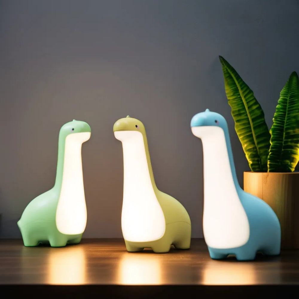 Dinosaur Night Light Ideal for Kids' Rooms with Eye Protection