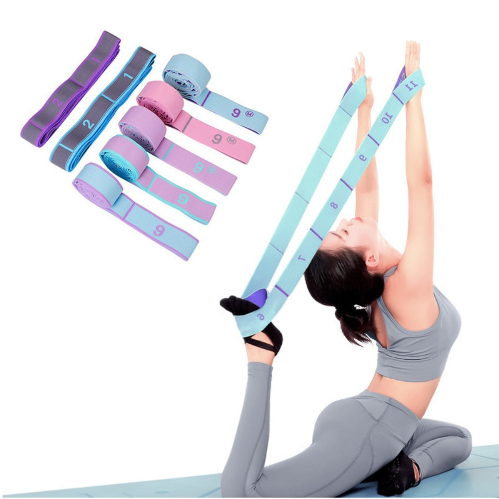Multi Section Elastic Yoga Resistance Bands