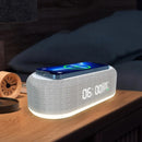 Wireless Fast Charging Digital Alarm Clock with Temperature Display