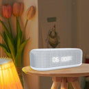Wireless Fast Charging Digital Alarm Clock with Temperature Display