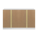 White Lowboy Dresser Table with 6 Chest of Drawers