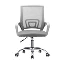 White Mesh Office Chair with Foam Seat