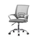 White Mesh Office Chair with Foam Seat