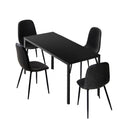 120cm Rectangular 4 Seater Dining Table Set with Chairs