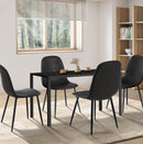 120cm Rectangular 4 Seater Dining Table Set with Chairs