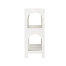 White Display Shelf Storage Stand Bookshelf
