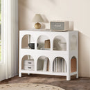 White Display Shelf Storage Stand Bookshelf