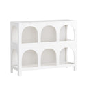 White Display Shelf Storage Stand Bookshelf