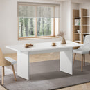 180cm White Timber Rectangular Dining Table