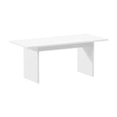 180cm White Timber Rectangular Dining Table