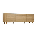 160cm Natural TV Cabinet Entertainment Unit Stand