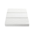 White 3-Fold Foldable Foam Mattress