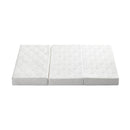 White 3-Fold Foldable Foam Mattress