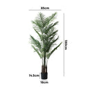 180cm Lifelike Artificial Palm Tree Faux Potted Plant