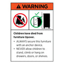 White Buffet Sideboard Cabinet with 2 Doors Kitchen Pantry Storage