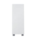 White Shoes Storage Cabinet with 2 Doors Shelf Organize