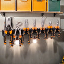 Wall-mounted 14-hole Hardware Tool Storage Base Stand