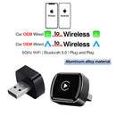 Wireless CarPlay/Android Auto Adapter - Plug and Play