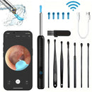 Wireless WiFi Ear Pick Otoscope Camera Borescope Luminous Ear Wax Cleaning Kit