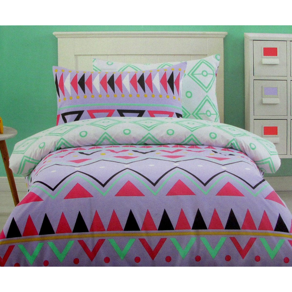250TC Tribal Dream 100% Cotton Quilt Cover Set Single - NuSea