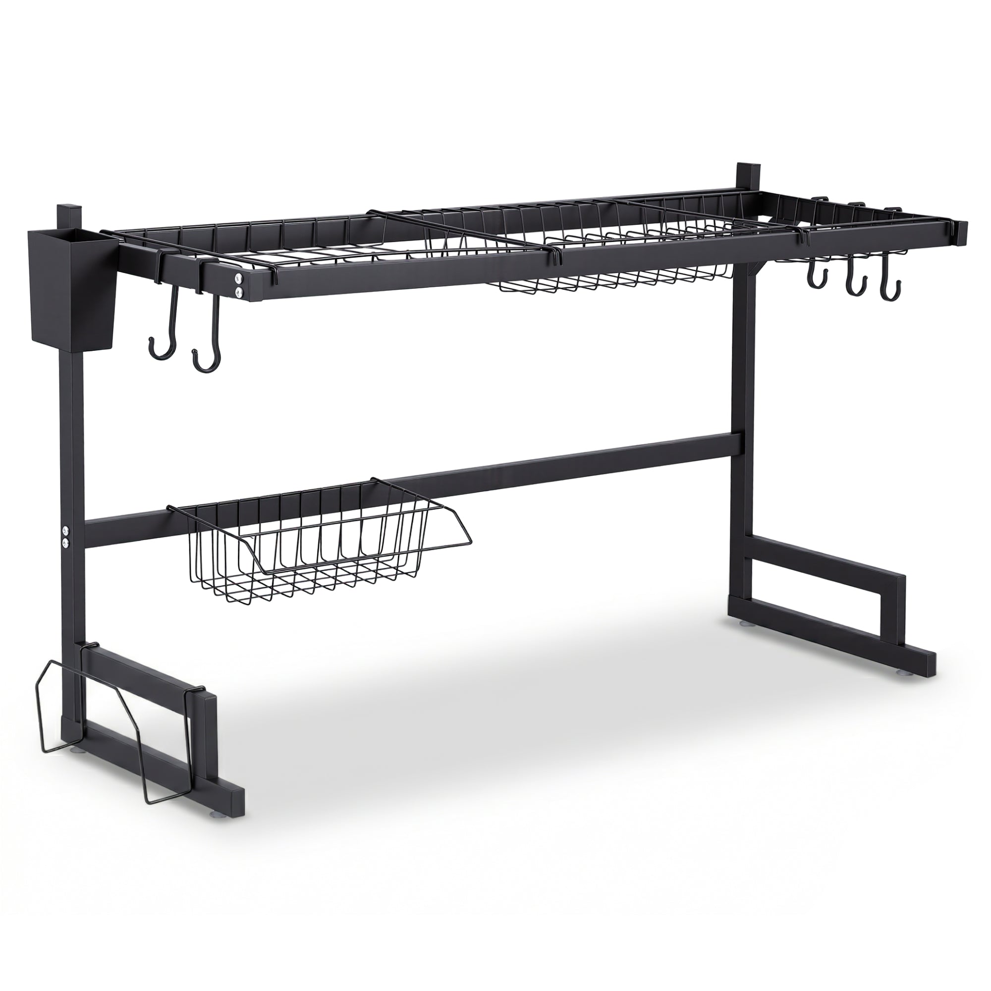 Cefito Dish Drying Rack for Kitchen Storage Organisation Kitchen Sink Organiser Dish Drainer