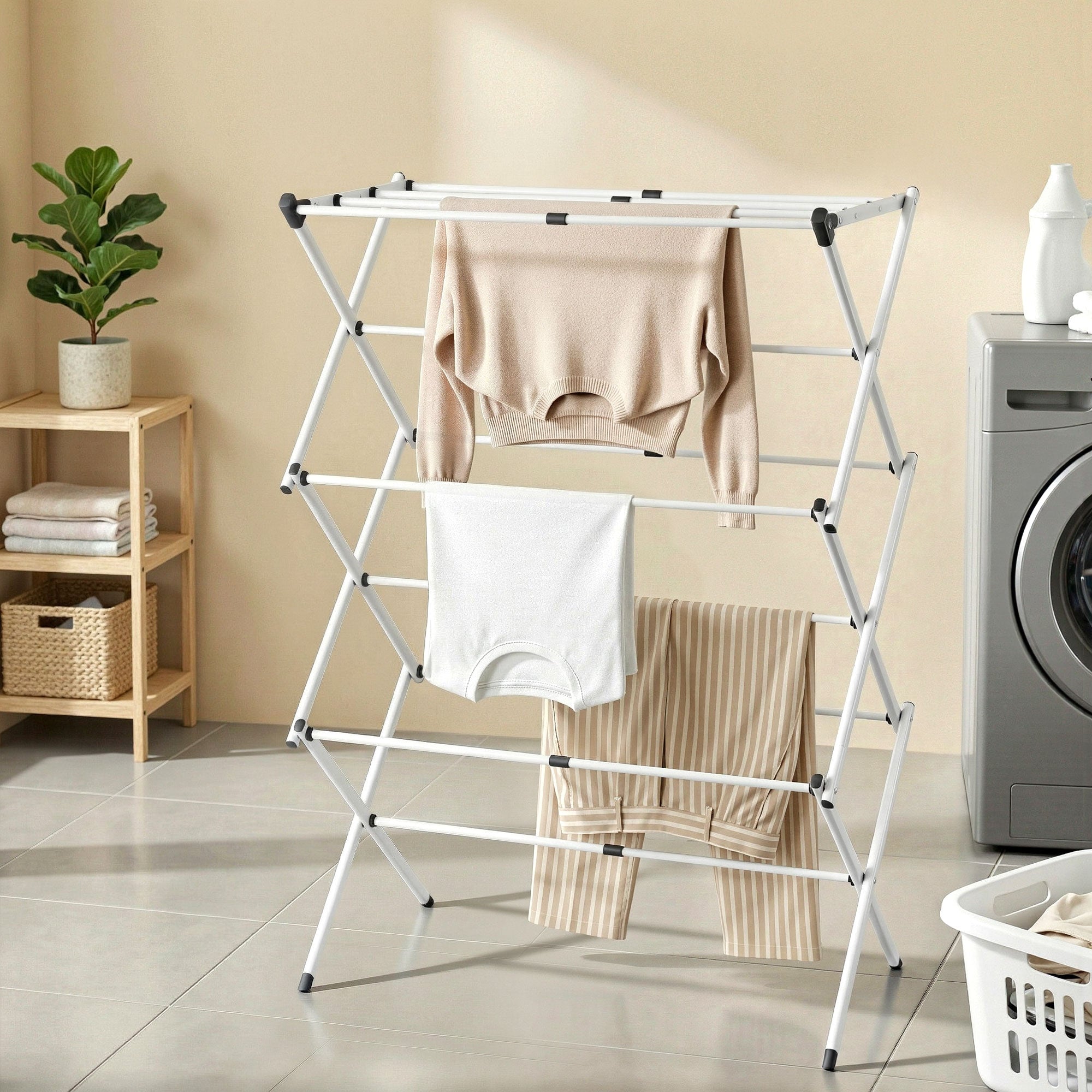 Artiss Clothes Rack Foldable Airer Drying Rack Portable No Assembly Required