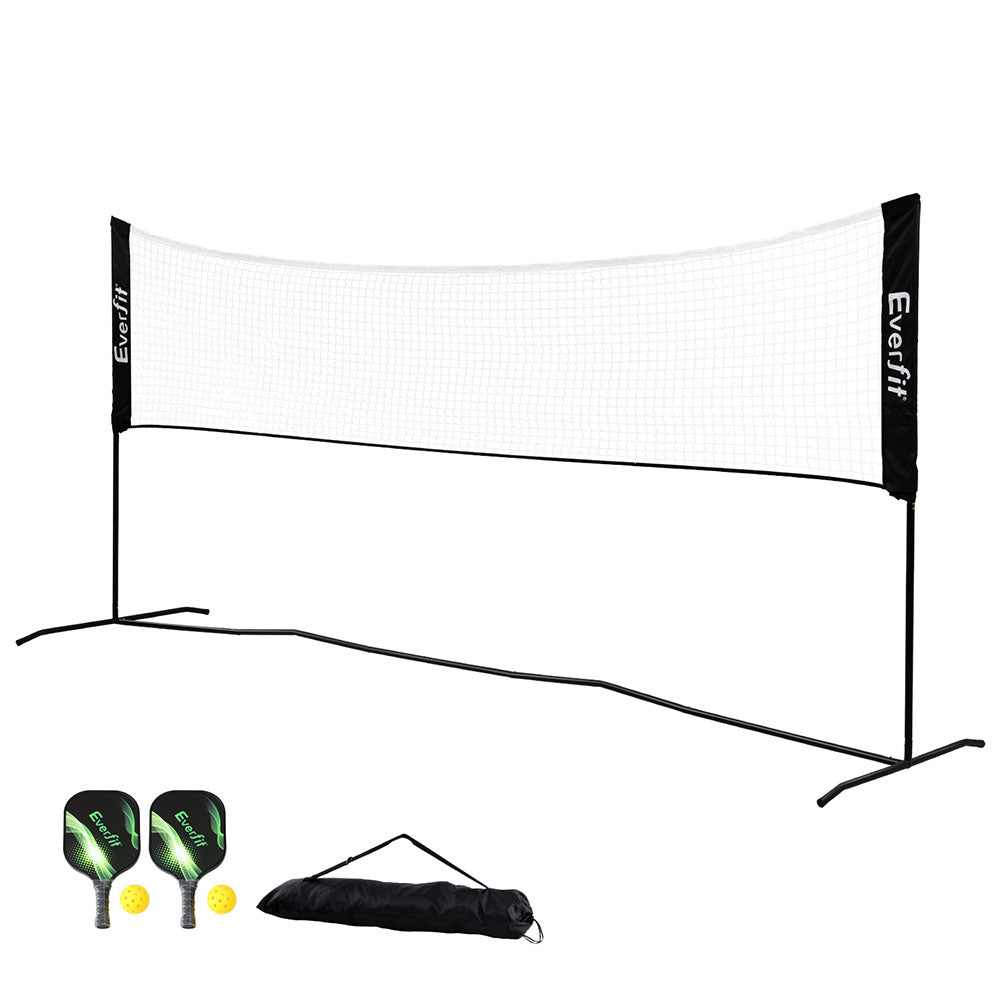 Everfit 3.6M Badminton Tennis Net Portable Volleyball Kit Adjustable Height