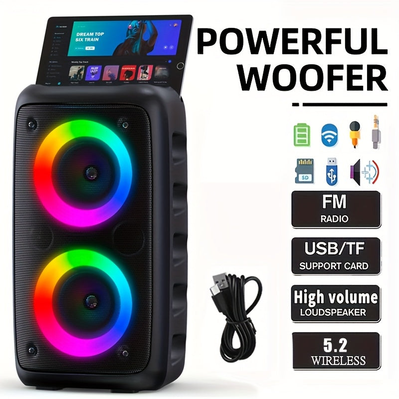 Large Wireless Speaker with Deep Bass
