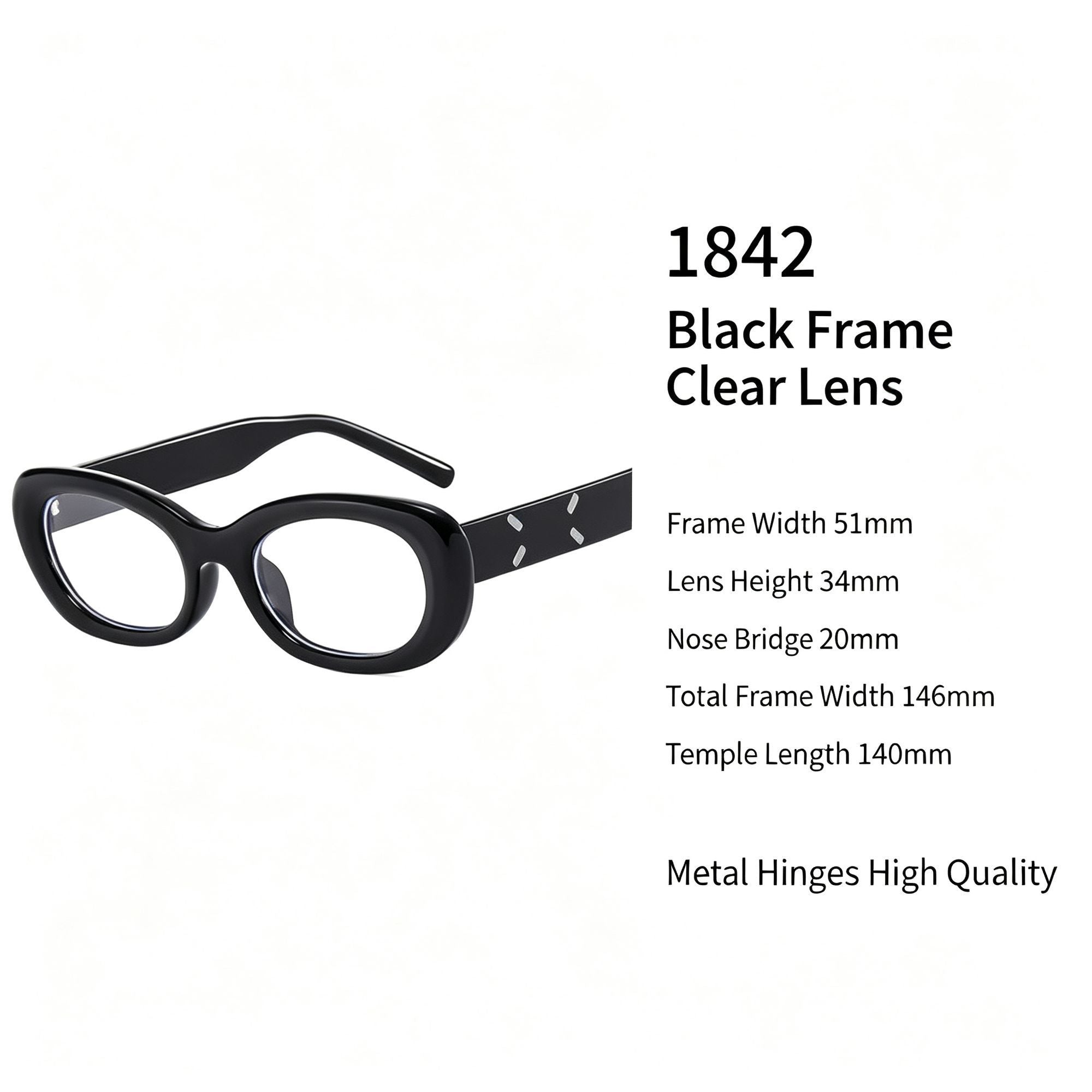 Striking Black Frame White Lens Cat Eye Sunglasses UV400, Contrast Design Trendy Streetwear, Nice Christmas Present