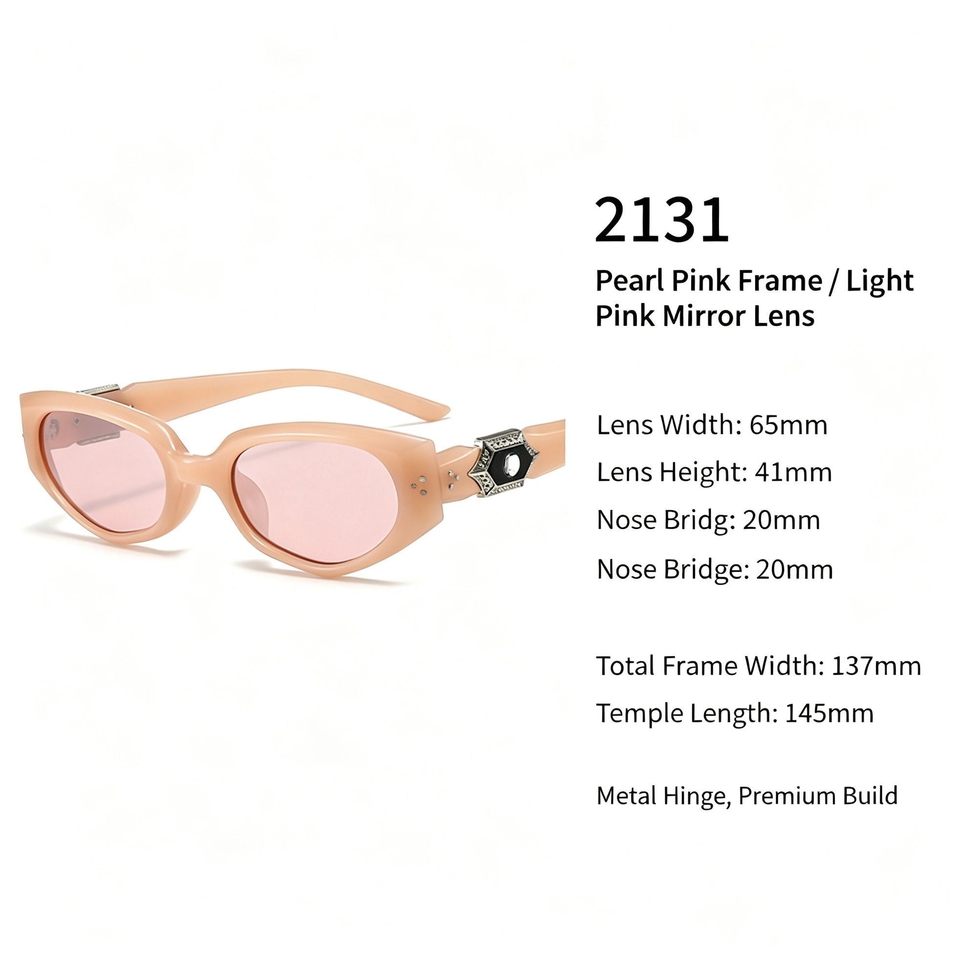 Glam Pearlescent Pink Mercury Lens Cat Eye Sunglasses UV400, Shimmery Party Date Look, Popular Christmas Holiday Gift