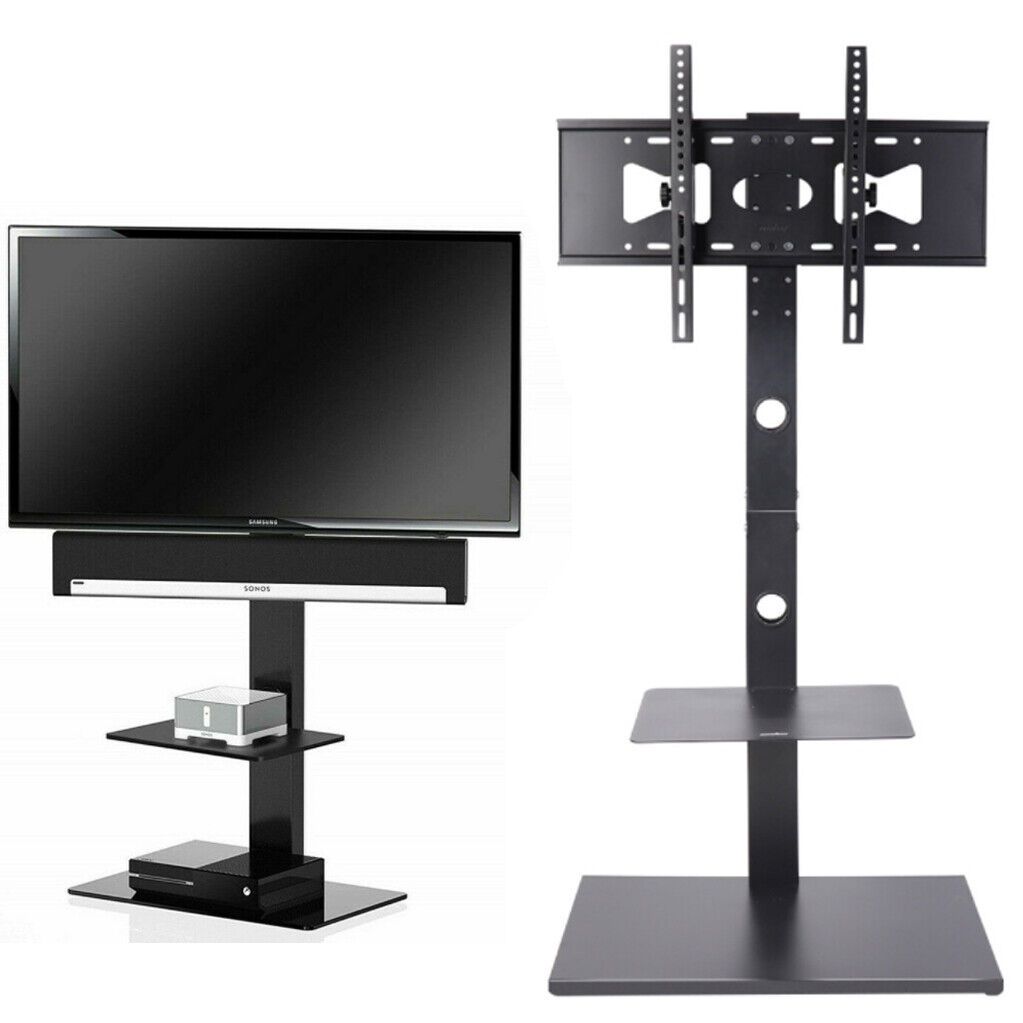 TV Stand Base Swivel Mount 32-65 inch Adjustable Height