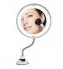 10X LED Magnifying Makeup Mirror 360° Rotation