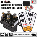 X-BULL Winch Solenoid Relay 12V 500A Winch Controller Twin Wireless Remote4WD4x4