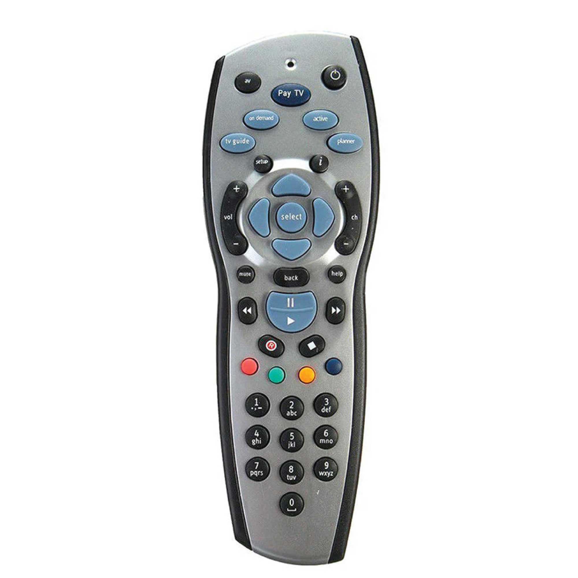 3x Tooleroo PayTV Remote Control Compatible with Foxtel MYSTAR SKY NZ - Silver
