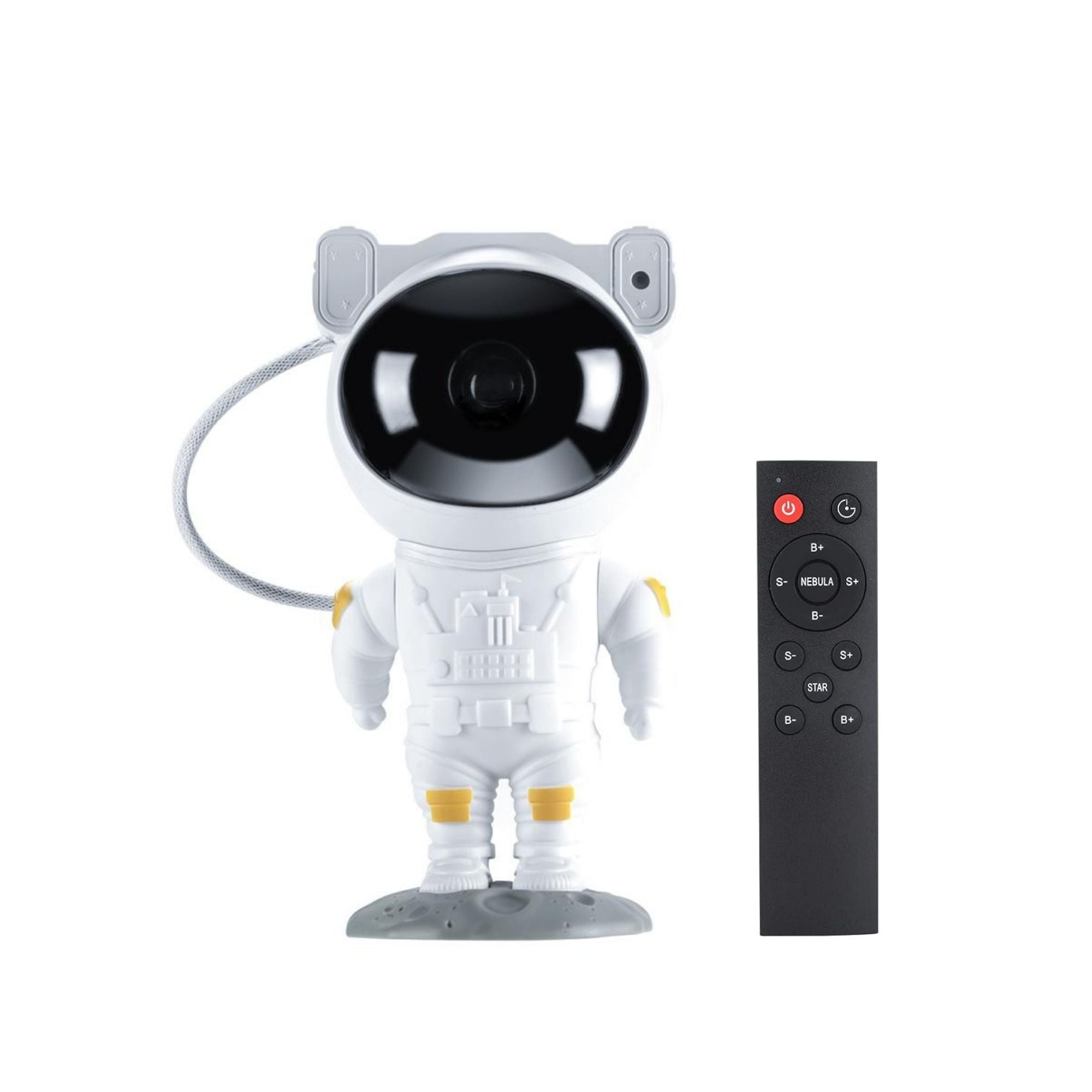 Social Hike Galaxy Star Projector - Colour LED Astronaut Night Light and Remote