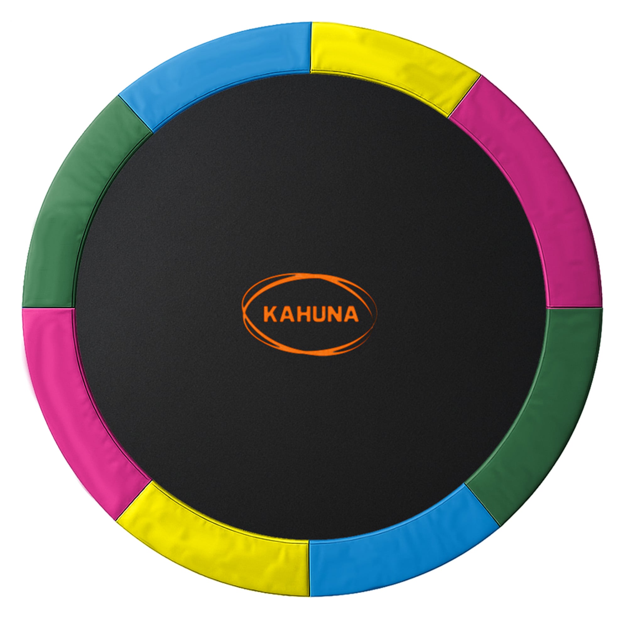 Kahuna 16ft Replacement Trampoline Safety Pad Cover and Jumping Spring Mat - Rainbow