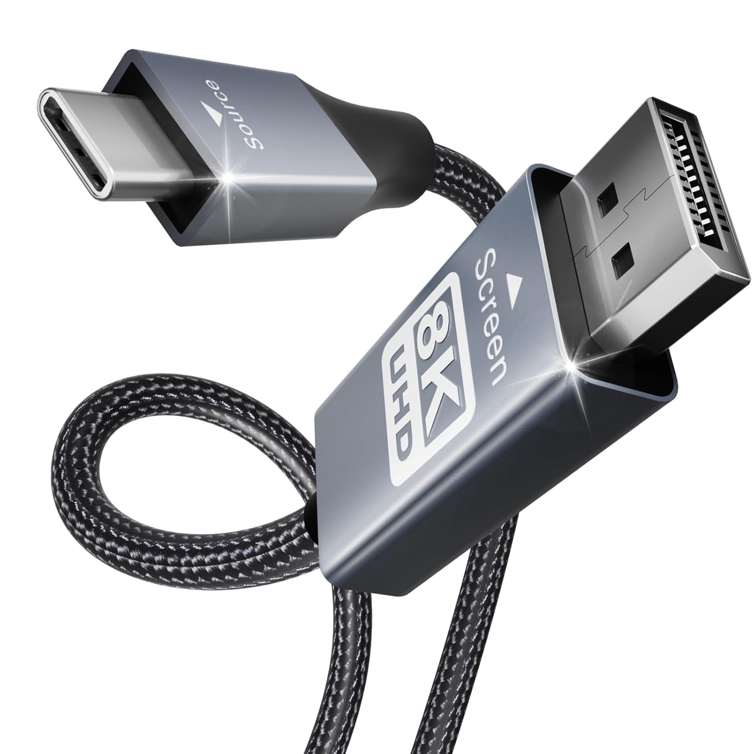 BENFEI 207GY-3F USB-C to DP 0.9m 8K@60Hz Thunderbolt 3